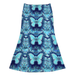 Loliuicca Women's High Waist Tie Dye Print Midi Skirt Bohemian A-line Pencil Skirt Y2K E-Girl