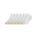 Gold Toe Men's Cushioned Sport Low Cut Socks - 6 Pack, White, Large