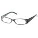 MLC Eyewear Alson Rectangle Reading Glasses +2.50 in Black