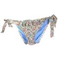 Lucky Brand Classic Womens Paisley Side-tie Hipster Bikini Swim Bottom