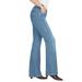 Roamans Women's Plus Size Tall Bootcut Jean With Invisible Stretch