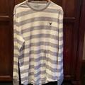 American Eagle Outfitters Shirts | American Eagle Outfitters Sweater | Color: Gray/White | Size: Xl