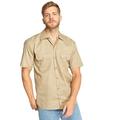 Dickies Men's Work Shirt Short Sleeved Workwear, Beige (Khaki), Medium