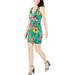 Guess Womens Lamara Floral Surplice Sheath Dress