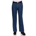 AKA Mens Denim Jeans - Long Jean Pants for Men with Straight Leg and Relaxed Fit Indigo 44 Medium