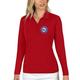 Philadelphia 76ers Antigua Women's Tribute Long Sleeve Polo - Red