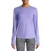 Avia Women's Active Performance Long Sleeve Crewneck T-Shirt