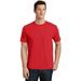 Port & Co Adult Male Men Plain Short Sleeves T-Shirt Bright Red 4X-Large