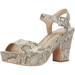 Chinese Laundry Womens Bianca Microsuede Block Heel Platform Sandals