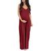 MERSARIPHY Pregnancy Women Soft dress Summer Fashion V-neck Dress Maternity Plus Size Dress