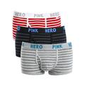 UKAP Regular Rise Breathable Underwear Short Leg Stretch Boxer Briefs for Men Boys No Ride-up Sport Trunks Swim Underpants