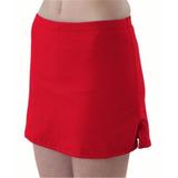 Pizzazz 3200 -RED -AL 3200 Adult Victory V-Notch Skirt with Brief, Red - Large