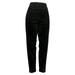 Cuddl Duds Women's Pants Sz XL Double Plush Velour Leggings Black A293100