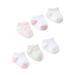 Child of Mine by Carter's Baby Girls' Heart Low Cut Socks, 6 Pack