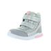 Stride Rite Girls Shay Leather Winter Boots Silver 9 Medium (B,M) Toddler