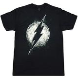 DC Comics Chalk Flash Logo Adult T-Shirt