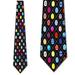 Easter Egg Chex (Black) Necktie Mens Tie