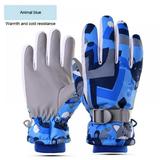Kids and Toddler Scroll Print Waterproof Thinsulate Ski Snowboarder Winter Snow Glove - Fits Boys Girls Youth Childrens Child Sizes For Cold Weather
