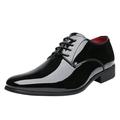 Bruno Marc Men's Classic Oxford Shoes formal Dress Business Shoes Lace Up Comfort Loafer Shoes for Men Ceremony-06 Black Size 10