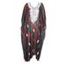 Mogul Women Plus Size Sheer Georgette Long Summer Beach Dress Cover Up Floral Print Caftan Dresses