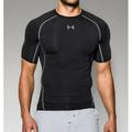 Under Armour Men's HeatGear Armour Short Sleeve Compression Shirt 1257468-001 Black