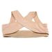 Women's X Type Pattern Posture Corrector Chest Brace For Chest Sagging & Humpback (Nude-M)