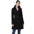 BGSD Women's Ada Mid-Length Wool Walking Coat (Regular & Plus Size Petite)