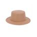 Sunisery Classic Wide Brim Winter Felt Fedoras Hat Men Women Derby Flat Top Hat