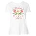Inktastic Mother of Girls with Pink Flowers and Arrow Adult Women's Plus Size T-Shirt Female