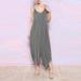 New Women Jumpsuits Deep V Neck Open Back Sleeveless Irregular Baggy Legs Large Size Rompers Playsuits