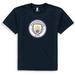 Manchester City Levelwear Youth Core Logo T-Shirt - Navy