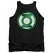 Green Lantern DC Comics Green Chrome Logo Adult Tank Top Shirt