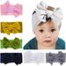 Cute Baby Girls Cotton Big Bow Tie Head Wrap Turban Top Knot Headband