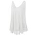 Swing Lace Flowy Tank Top for Women V Neck Cami Vest T Shirt Sleeve Lace Trim V Neck A-Line Tunic Blouse Tops