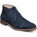 Men's Stacy Adams Avery Boots Cap Toe Navy Suede 25198-415