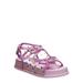 Laura Ashley Translucent Trendy Two Strap Footbed Sandals (Toddler Girls)