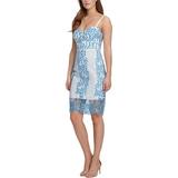 Guess Womens Lace Daytime Bodycon Dress
