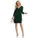 Ever-Pretty Women's A-line 3/4 Sleeve Work Business Bodycon Dating Dresses for Daily Wear 00252 Green Large