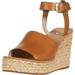 LOUISE ET CIE Womens Paley Suede Ankle Wedge Sandals