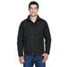 Harriton, The Men's Auxiliary Canvas Work Jacket - BLACK - XL