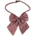 Allegra K Women's Pre-Tied Bowknot Bow Ties Striped Adjustable Bowtie