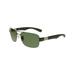 Ray-Ban Men's RB3522 RB3522-004/71-61 Silver Rectangle Sunglasses
