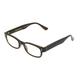 FOSTER GRANT Ladies Square Tortoise Reader Glasses 2.00 Diopter