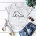 Summer Women Casual Cotton T-Shirt Solid Color NOT TODAY Print Round Neck Short Sleeve Cute Tee Tops Pullover