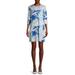 The Pioneer Woman Floral A-Line Knit Dress with 3/4-Sleeves, Womens