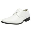 Bruno Marc Men's Classic Oxford Shoes formal Dress Business Shoes Lace Up Comfort Loafer Shoes for Men Ceremony-06 White Size 7