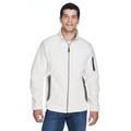 Men's Three-Layer Fleece Bonded Soft Shell Technical Jacket - CRYSTAL QUARTZ - XL