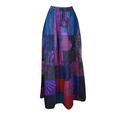 Mogul Women Vintage Assorted Patchwork Skirt Bohemian Cotton Summer Indian Skirts S/M