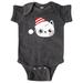 Inktastic Christmas Cat, Cat With Santa Hat, White Cat Infant Short Sleeve Bodysuit Unisex