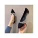 UKAP - Women's Ballet Flats-Women Wide Width Pointed Toe Fashion Flexible Soft Lightweight Comfortable Slip-On Flat Shoes